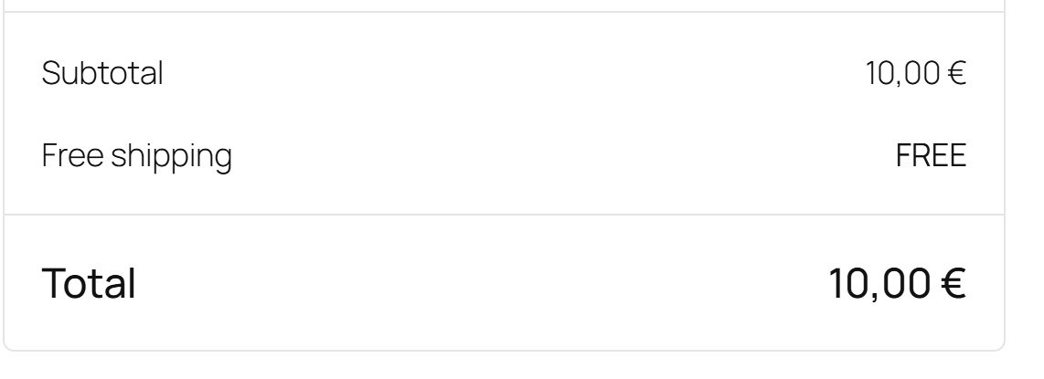 B2B zero-rated tax order summary